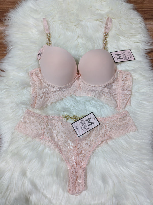 Imported Single Padded Bra Set (8001)